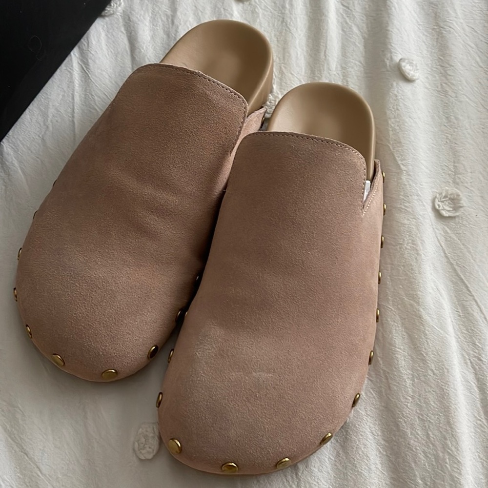 Suede Clog